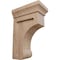 Ekena Millwork 2 1/2"W x 4"D x 6"H Small Gomez Wood Bracket, Mahogany BKTW02X04X06GOGM - alternate 1